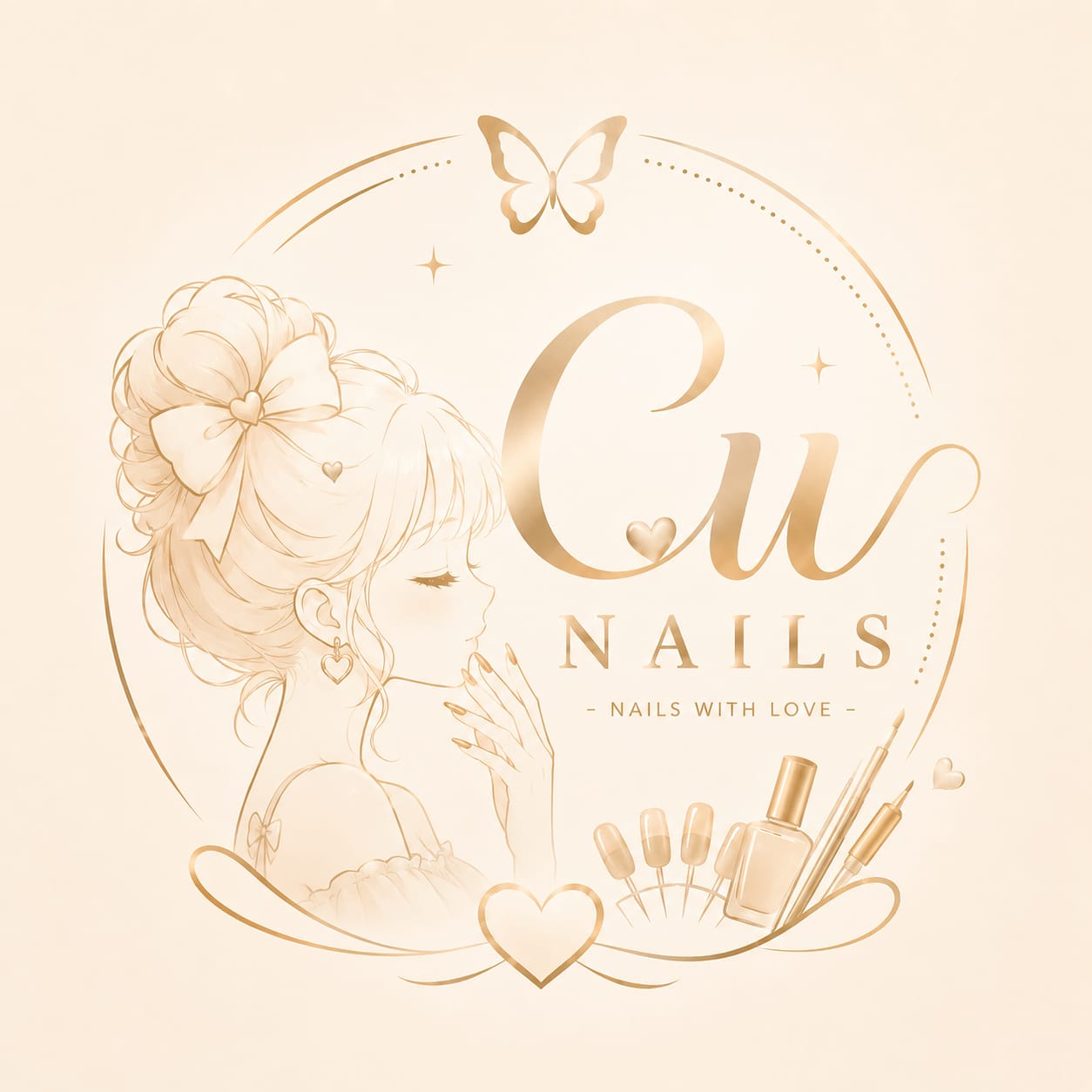 Cw Nails logo